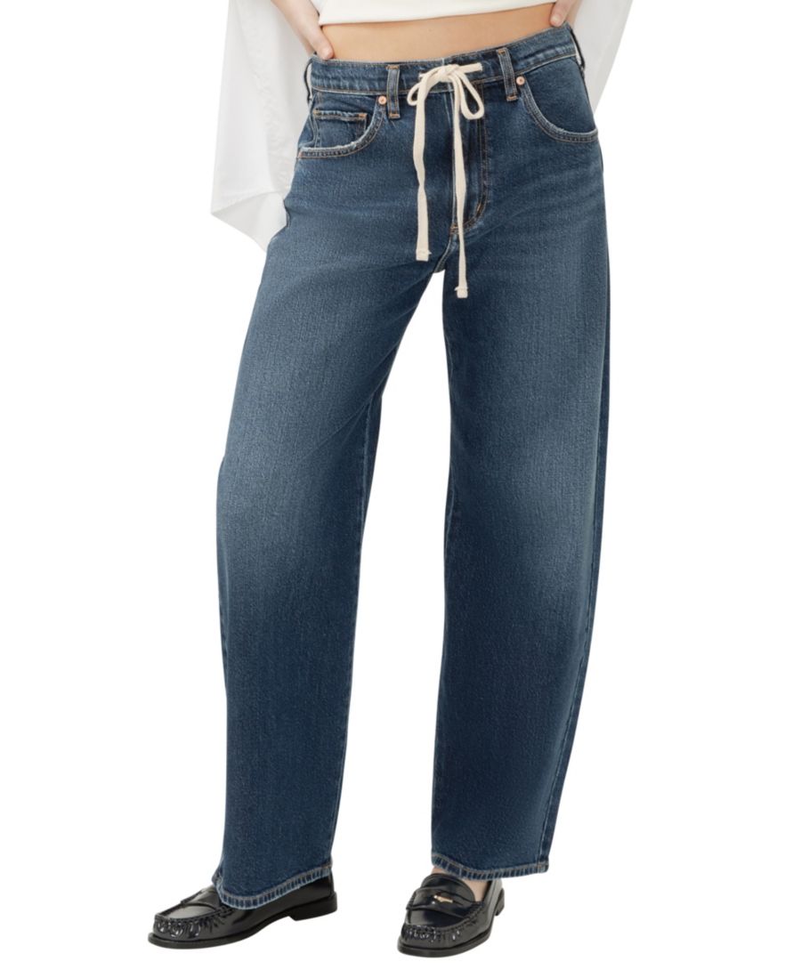 

Женские джинсы Be Easy с высокой посадкой и прямым кроем Silver Jeans Co, Dotty