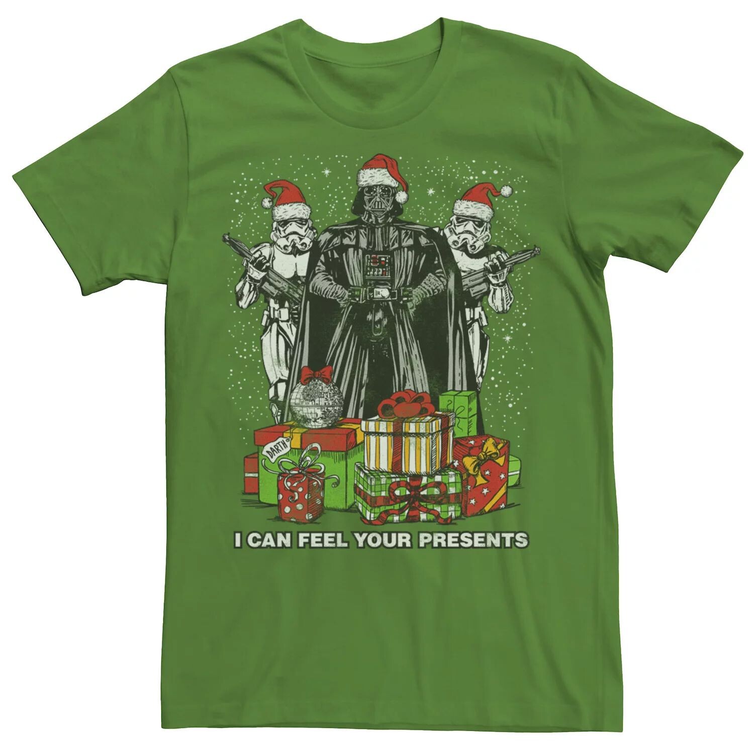 

Мужская футболка Darth Vader Stormtroopers I Can Feel Your Presents Star Wars
