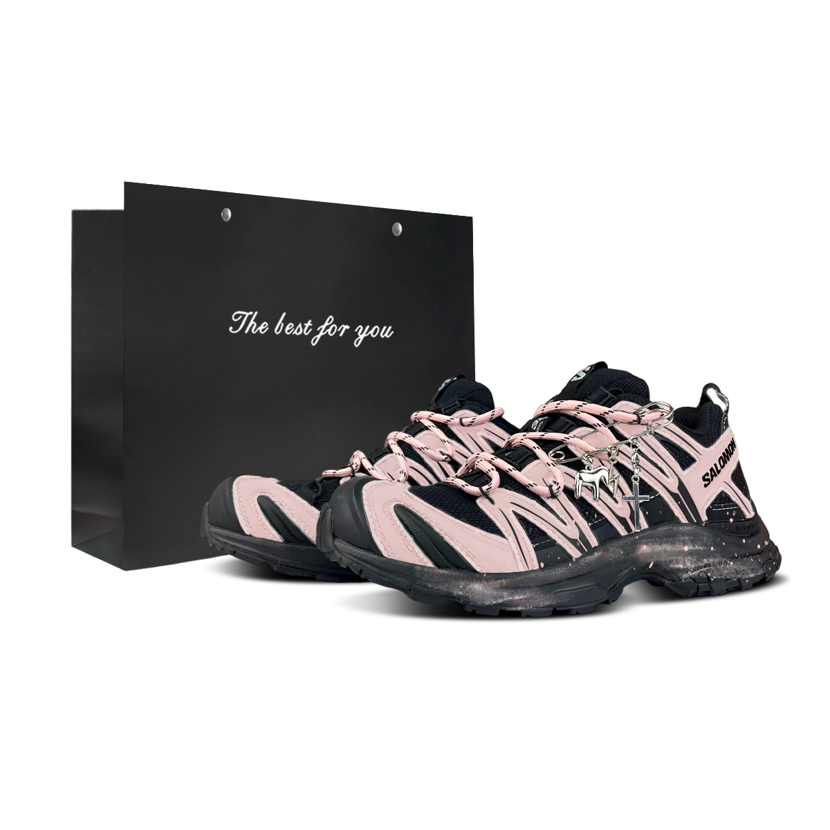 SALOMON Кроссовки XA PRO 3D Abrasion Resistant Low top Outdoor Shoes Unisex Pink