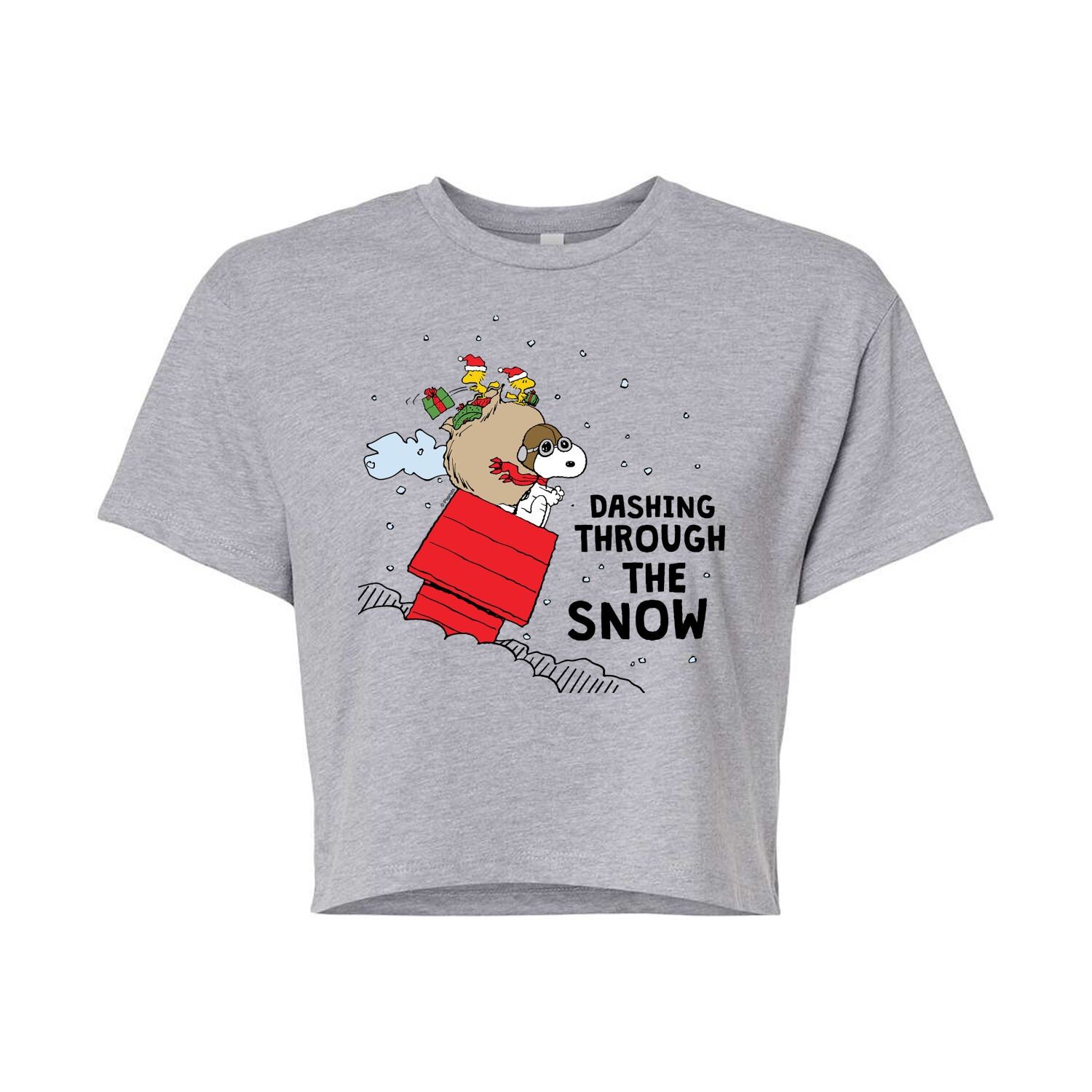 

Укороченная футболка с рисунком Peanuts Dashing для детей Licensed Character