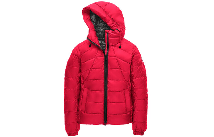 

Женский пуховик Canada Goose, красный