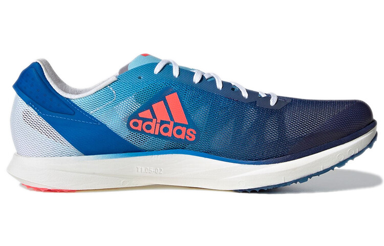Кроссовки Adizero Series для бега мужские с низким верхом, синие/оранжевые/белые Adidas — фото 2