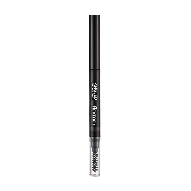 

Карандаш для бровей скошенный с кисточкой Flormar, цвет 04 dark brown