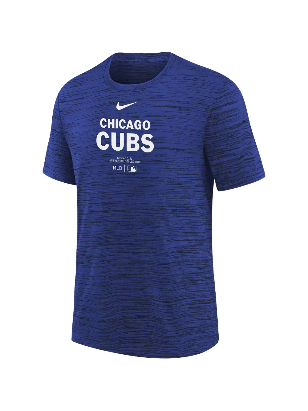 Футболка с логотипом команды Chicago Cubs для тренировки Nike Kids, синий