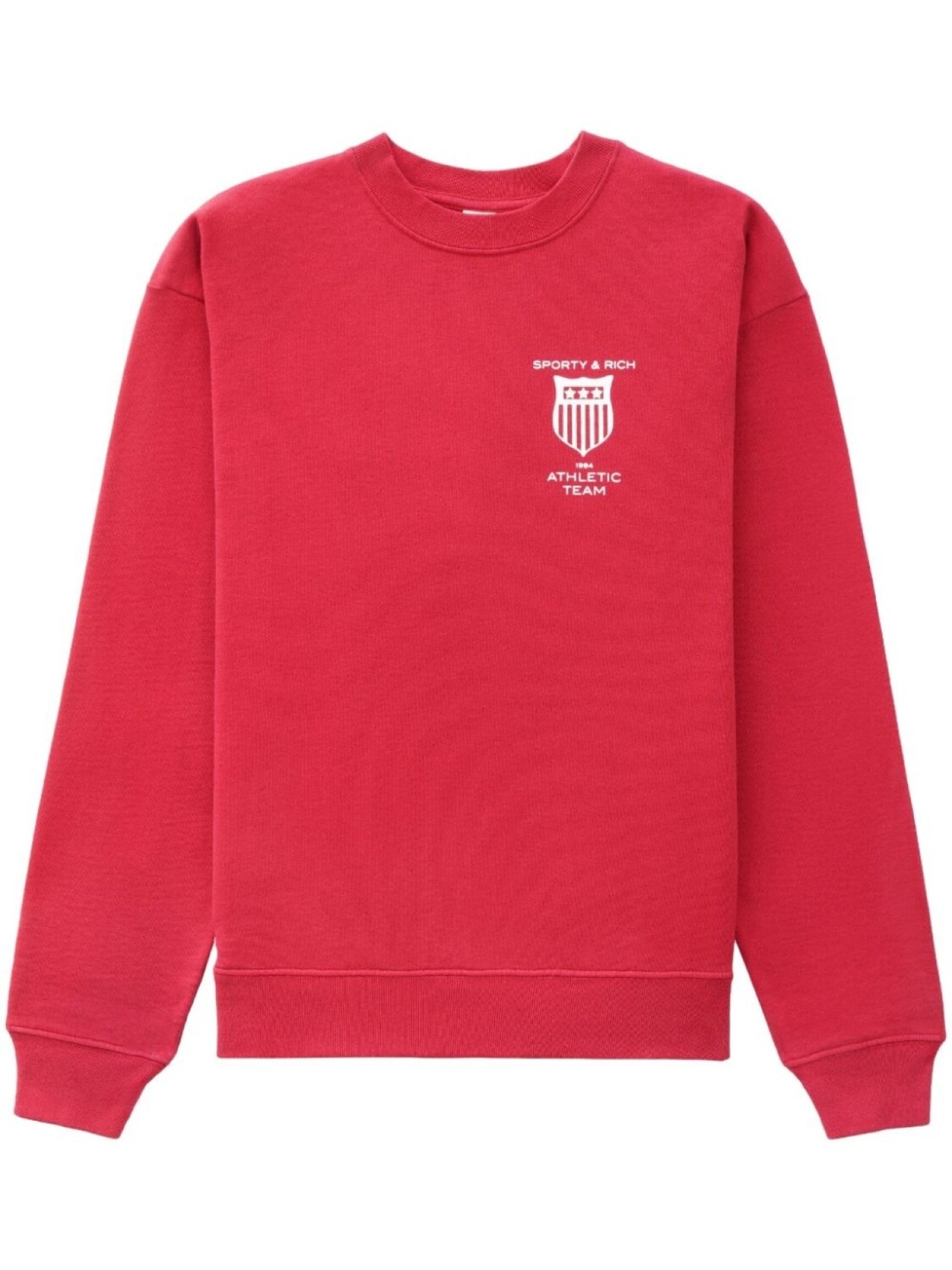 

Толстовка Athletic Team с круглым вырезом Sporty & Rich, красный