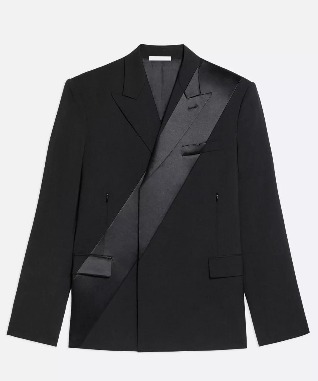 

Костюмный пиджак he с атласной вставкой Helmut Lang, мультиколор