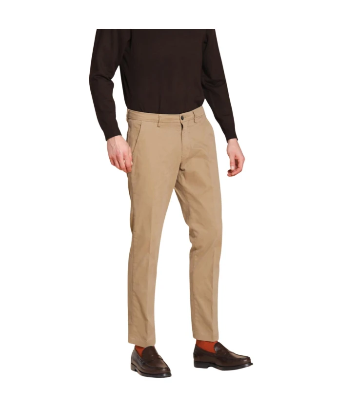 

Узкие брюки-чинос из габардина Mason'S, бежевый