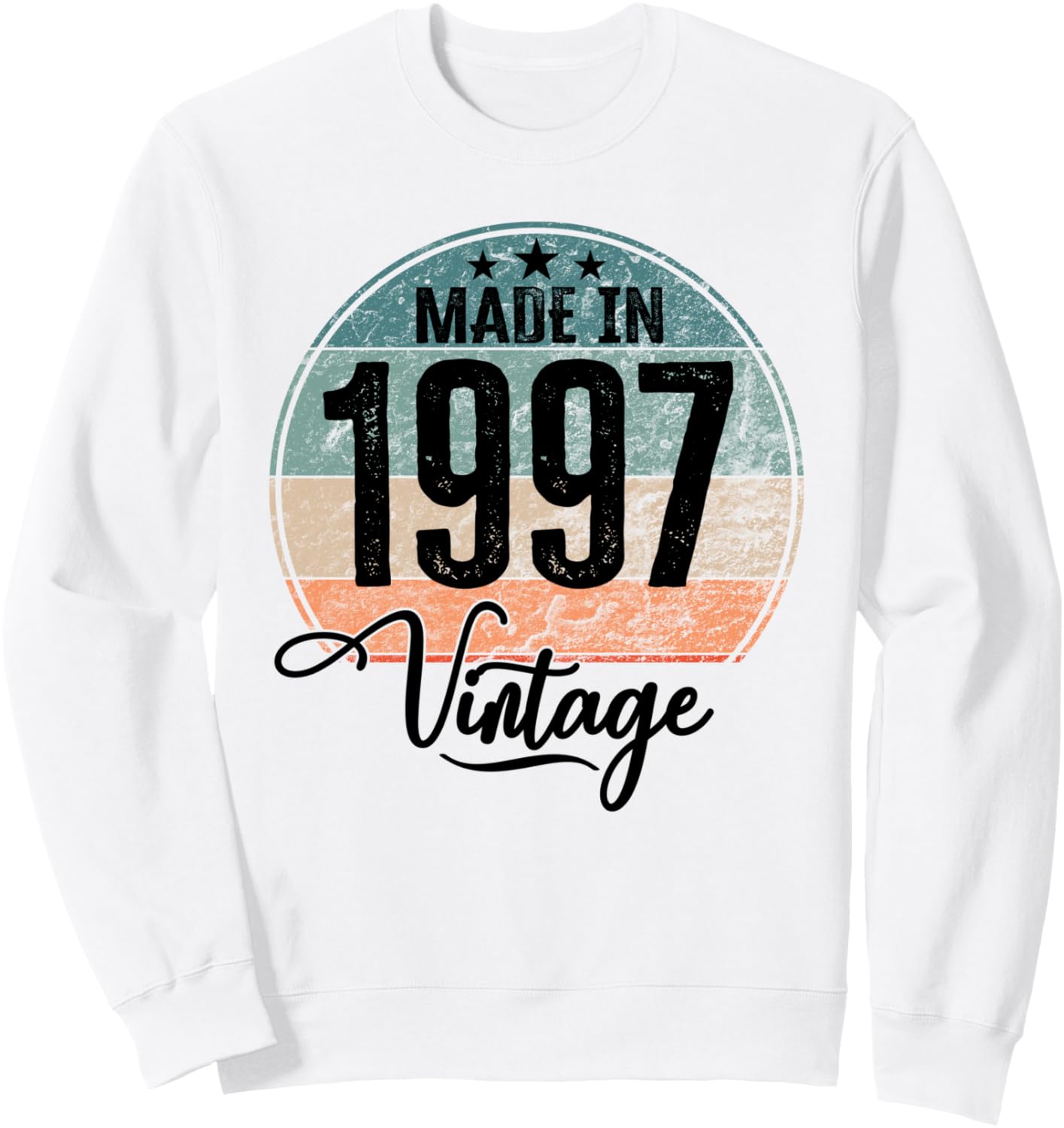 

Винтажная толстовка ко дню рождения 1997 года Kattos - Happy Birthday 1997, белый