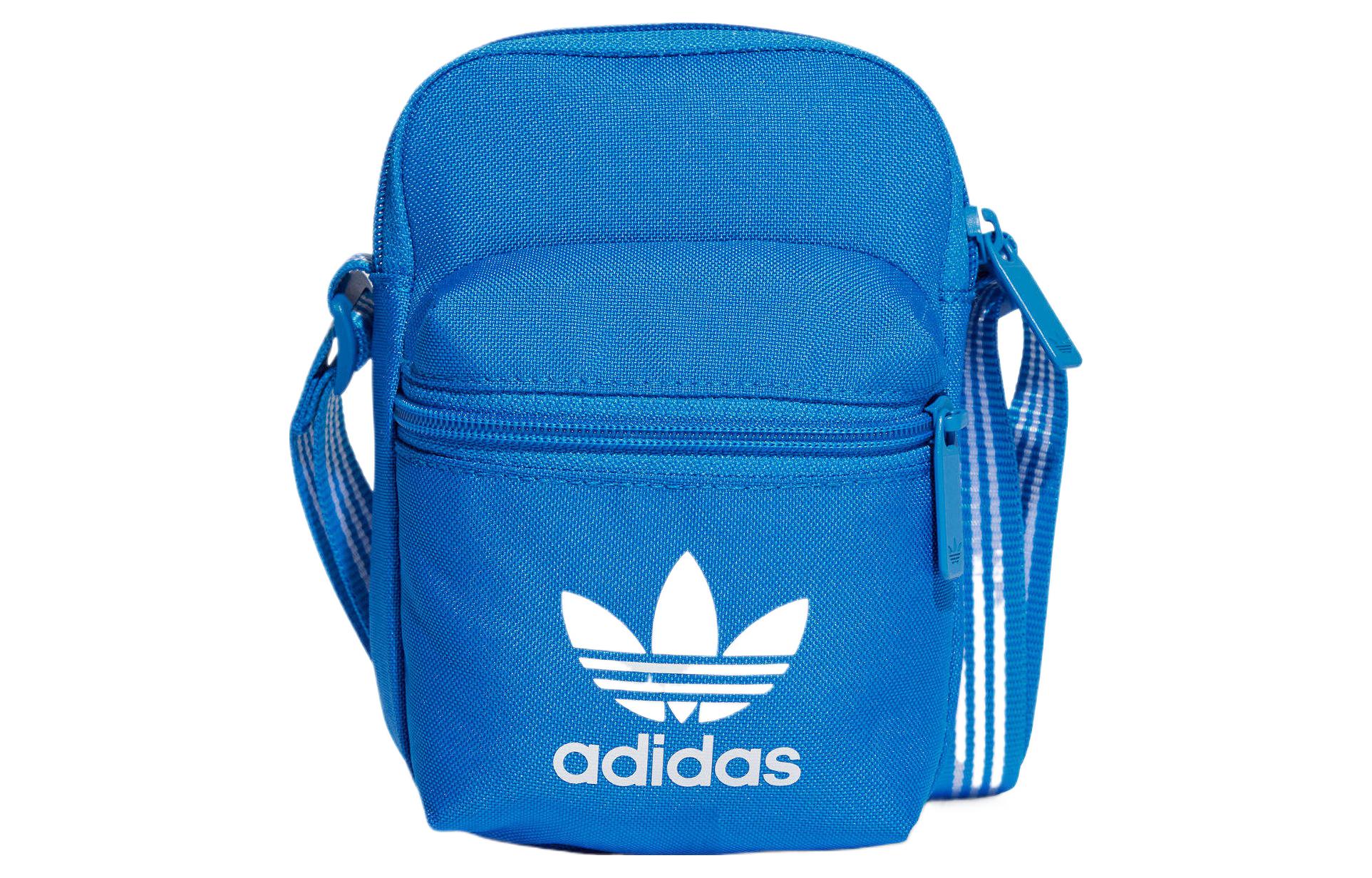 

Adidas Originals Полиэстеровая поясная сумка унисекс синяя, Blue