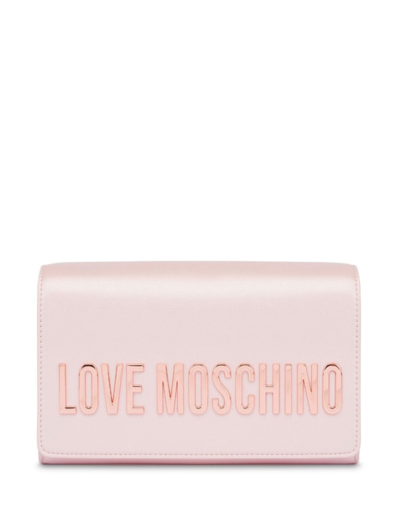 

Сумка через плечо с логотипом Love Moschino, розовый