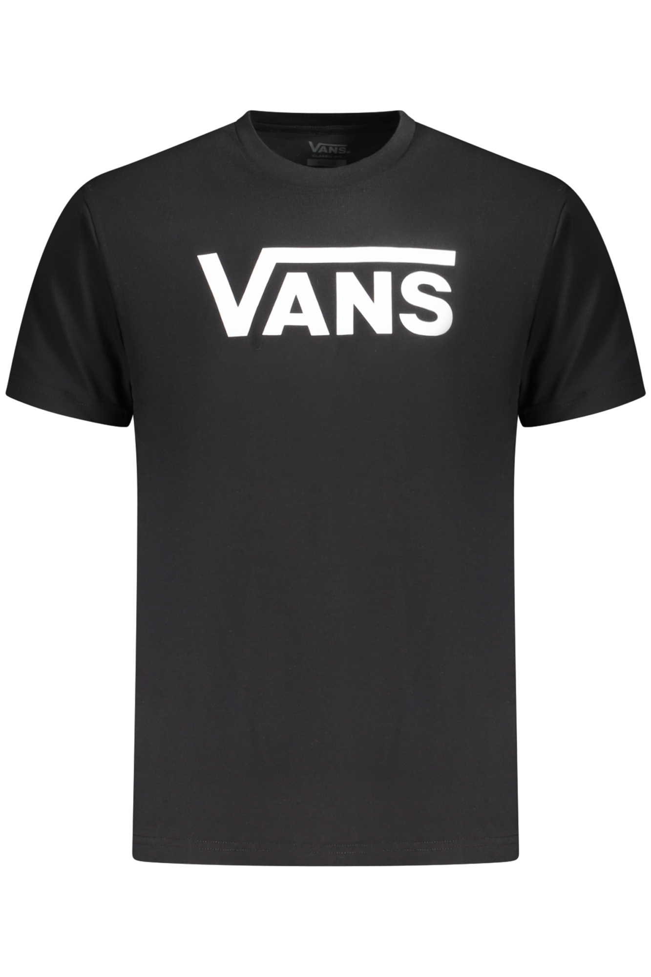 

Футболка мужская Vans хлопковая с контрастным логотипом, черный