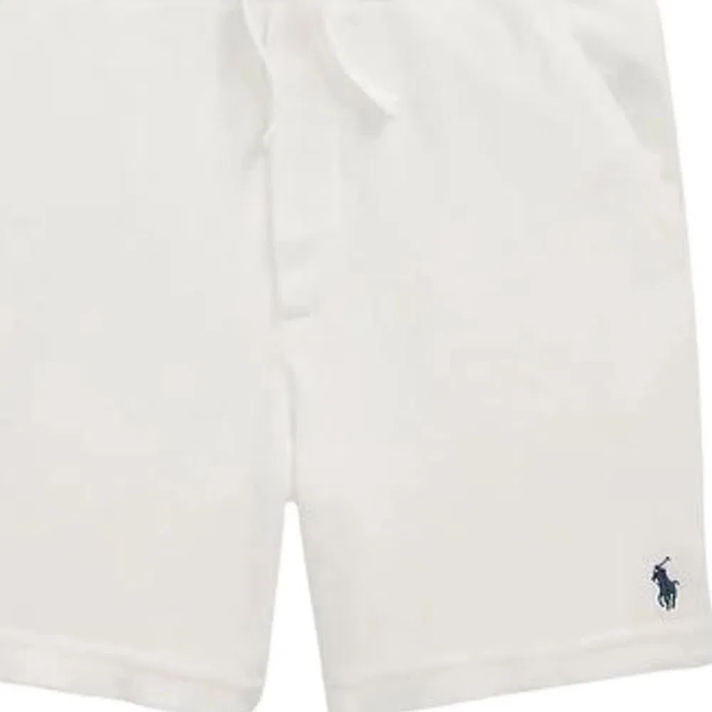 Шорты хлопковые Polo Ralph Lauren Kids Ivory White — фото 4