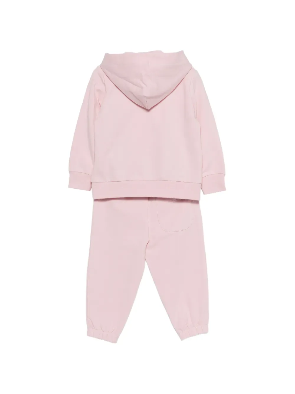 Спортивный костюм с логотипом MSGM Kids, розовый — фото 2