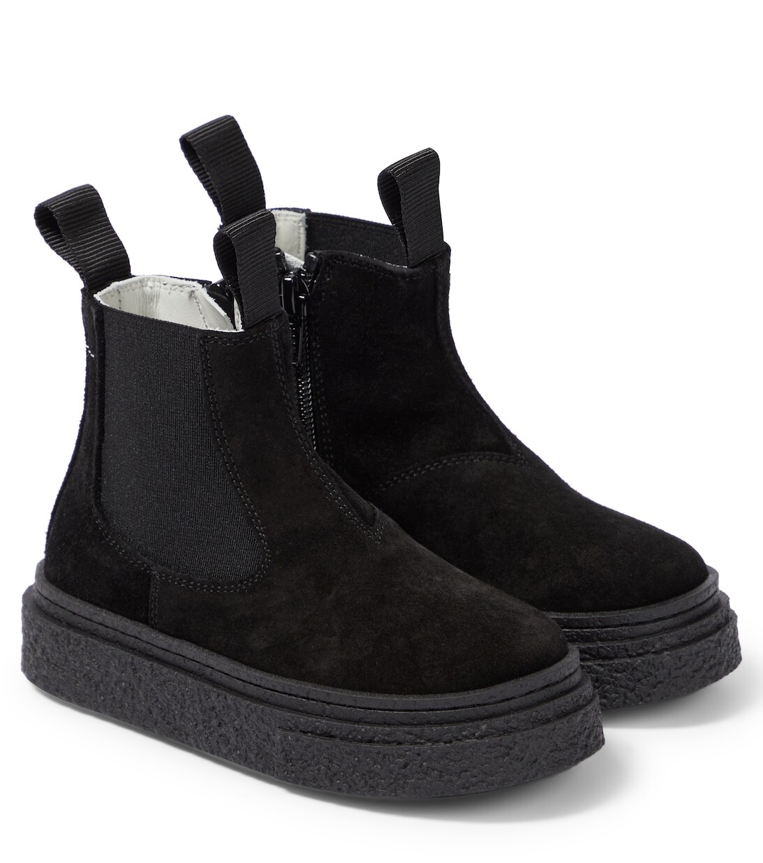 

Замшевые сапоги MM6 Maison Margiela, черный