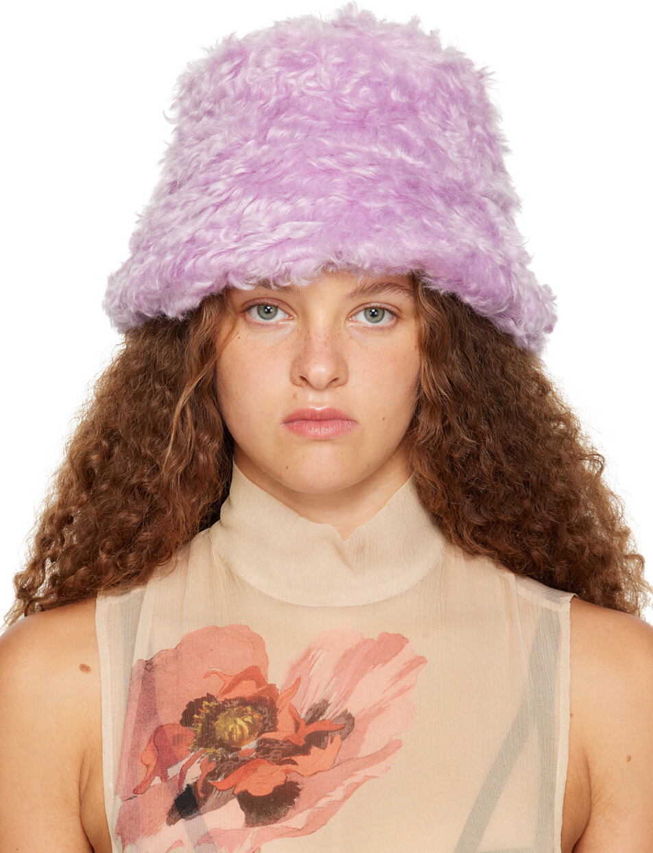

Фиолетовая панама Guilia Dries Van Noten