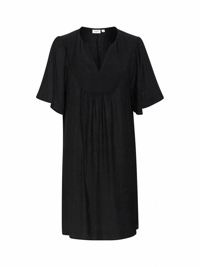 

Платье Kammi с V-образным вырезом и короткими рукавами Saint Tropez, Black