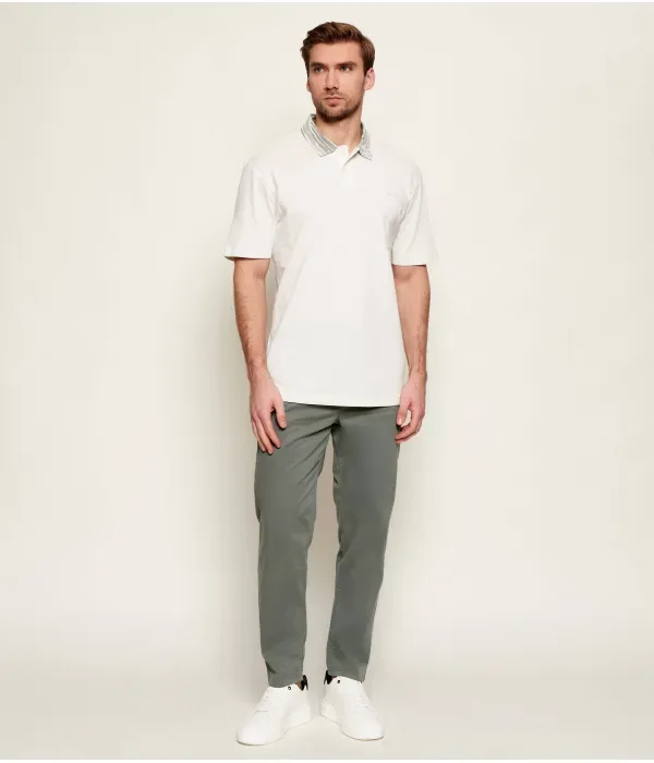 Брюки чинос tapered fit Boss Orange, зеленый — фото 2