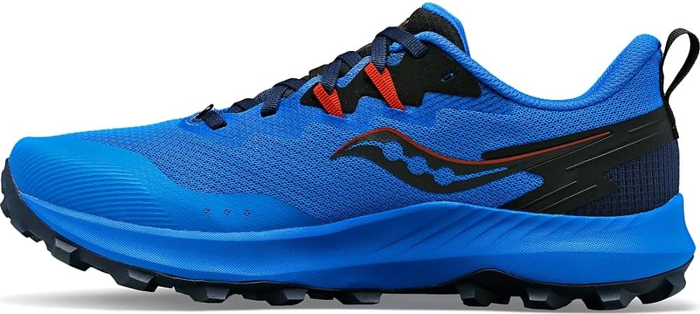 Мужские кроссовки для трейлового бега Saucony Peregrine 14, черный — фото 4