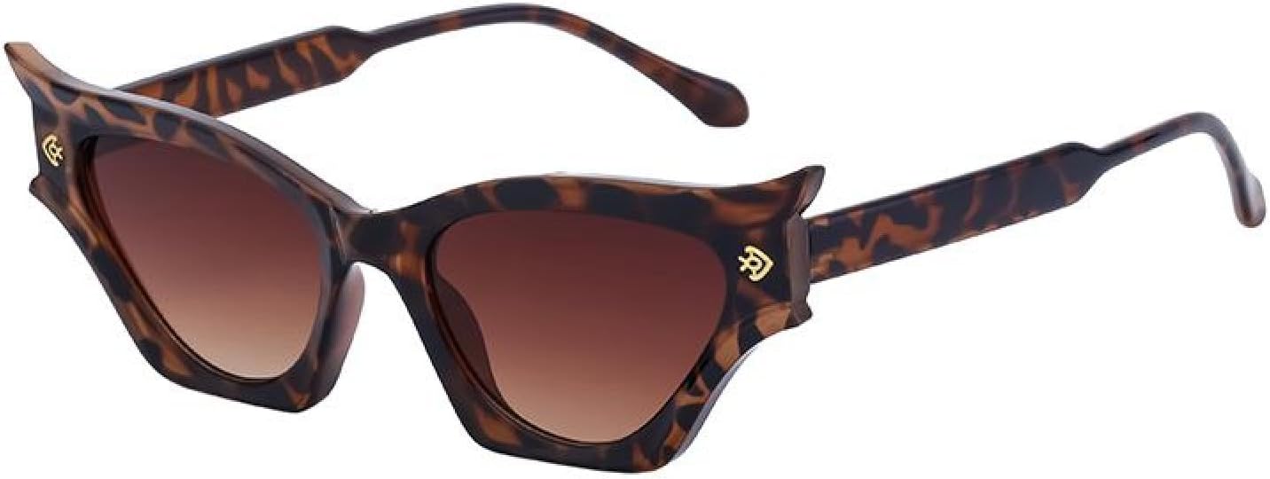 

Модные солнцезащитные очки «кошачий глаз» для женщин, роскошные, сексуальные, в маленькой оправе, в стиле ретро, ​​с защитой от УФ-излучения UV400 TVTBBVV, C3leopardbrown