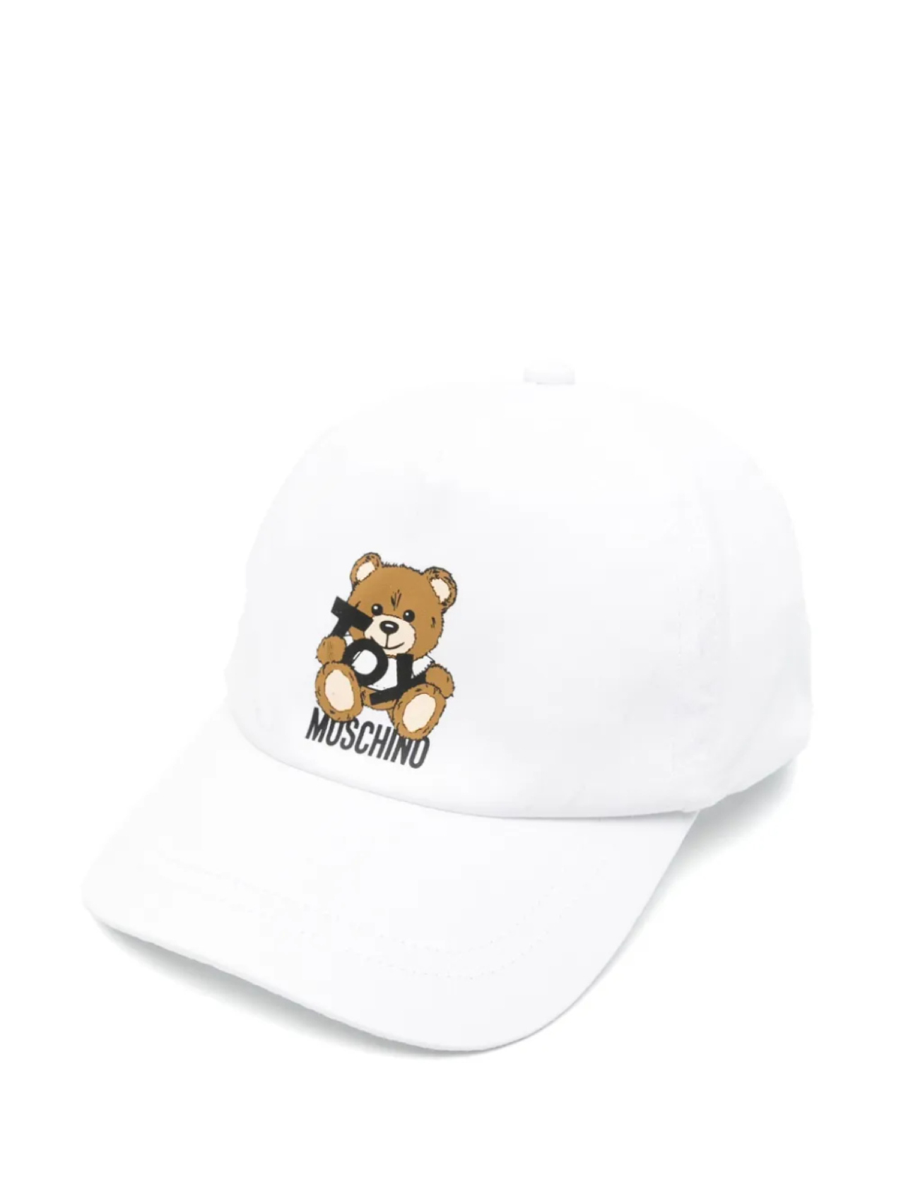 

Moschino Kids кепка с принтом Polo Bear, белый