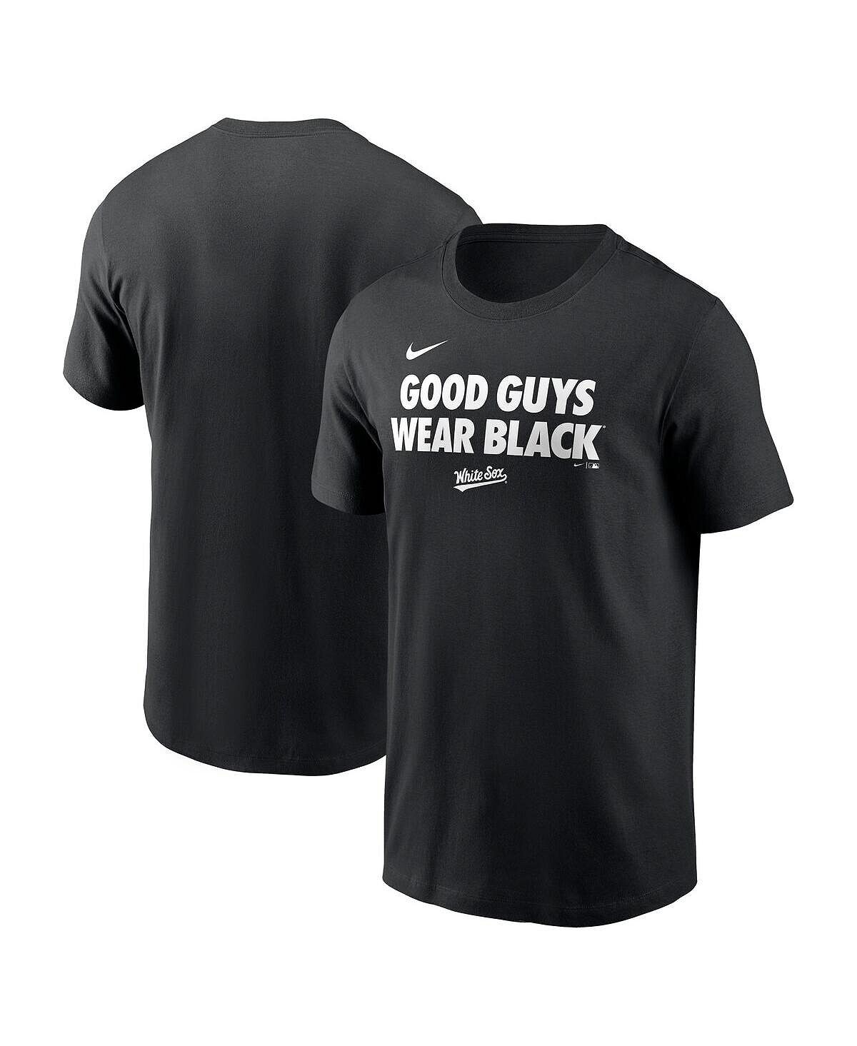 

Мужская черная футболка Chicago White Sox Rally Rule Nike, Черный, Мужская черная футболка Chicago White Sox Rally Rule Nike