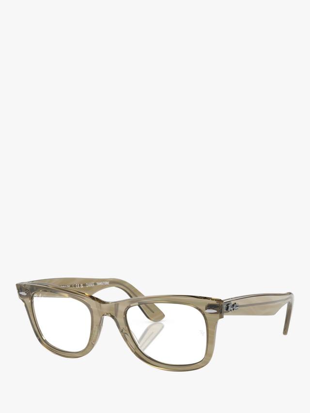 

Мужские солнцезащитные очки в d-образной оправе rb2140 Ray-Ban, цвет Photo Striped Grey/Clear