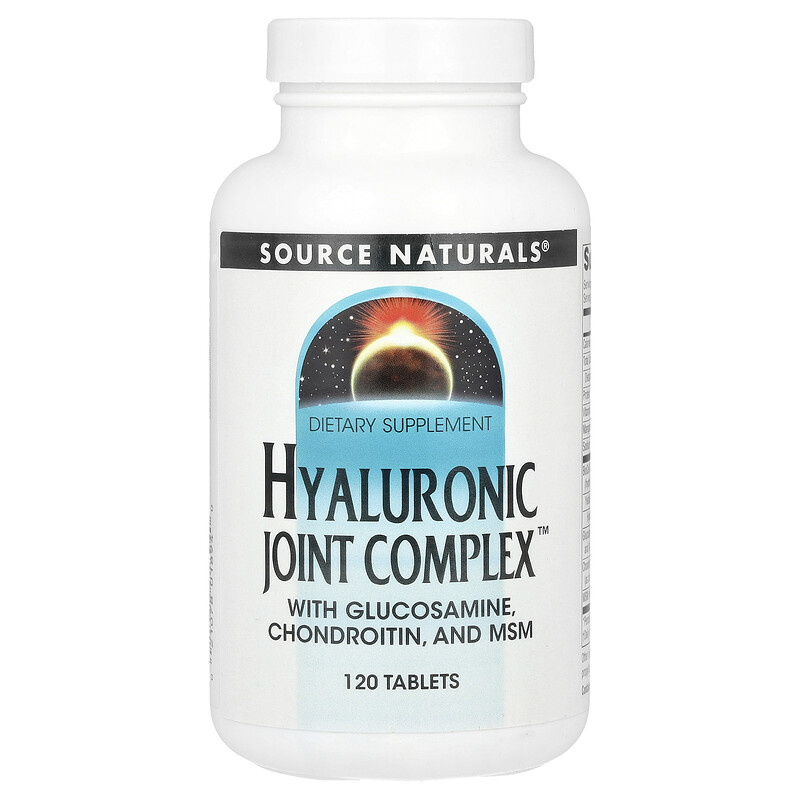 

Source Naturals, Hyaluronic Joint Complex , 120 таблеток