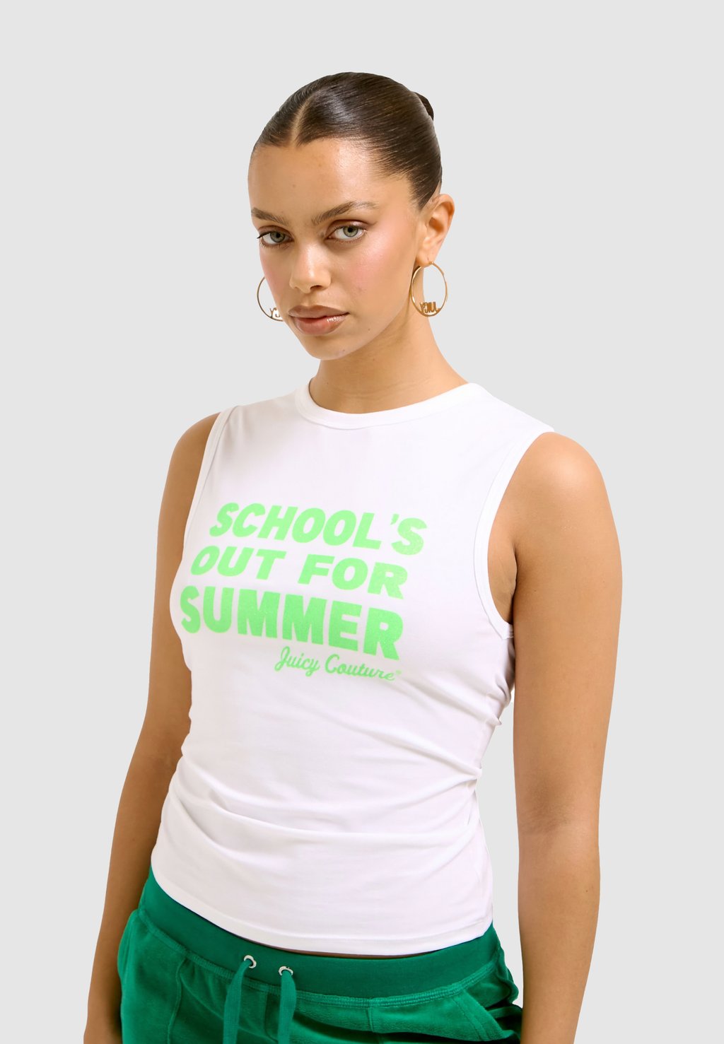 

Топ SCHOOLS OUT TANK Juicy Couture, белый