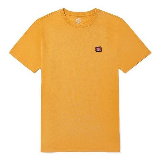 

Футболка alphabet pattern printing short sleeve yellow Vans, желтый