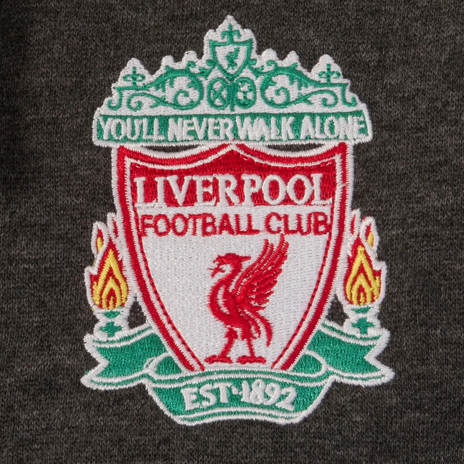 Детская кофта на молнии Liverpool FC, серый — фото 2