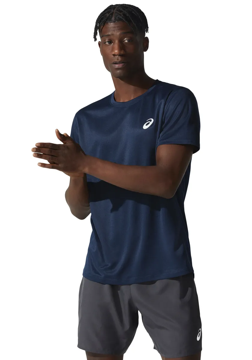 

Футболка для бега Asics "CORE SHORT SLEEVE TOP", цвет морской волны