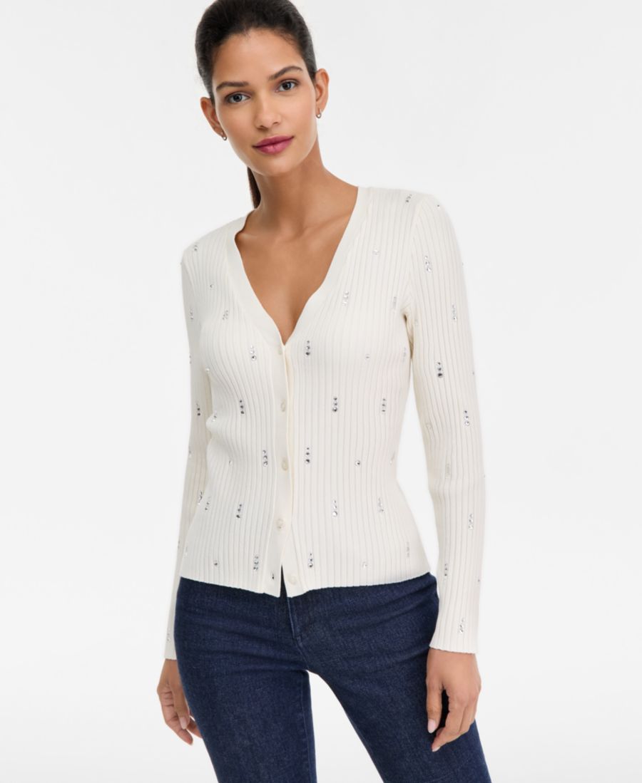 

Женский кардиган с вышивкой, эксклюзивно от Macy's INC International Concepts, Vintage Cream