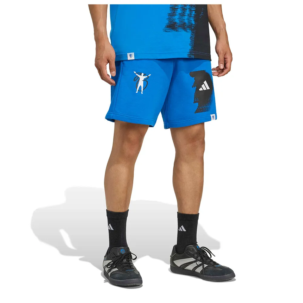 Шорты adidas Jude Bellingham shorts, синий — фото 4