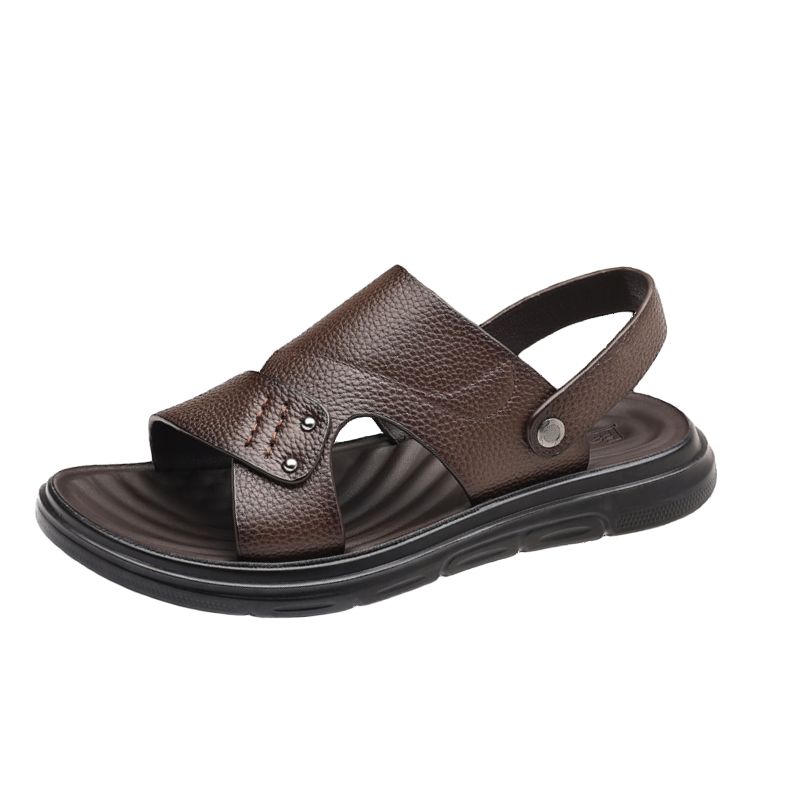 

Пляжные шлепанцы мужские EGCHI, коричневый