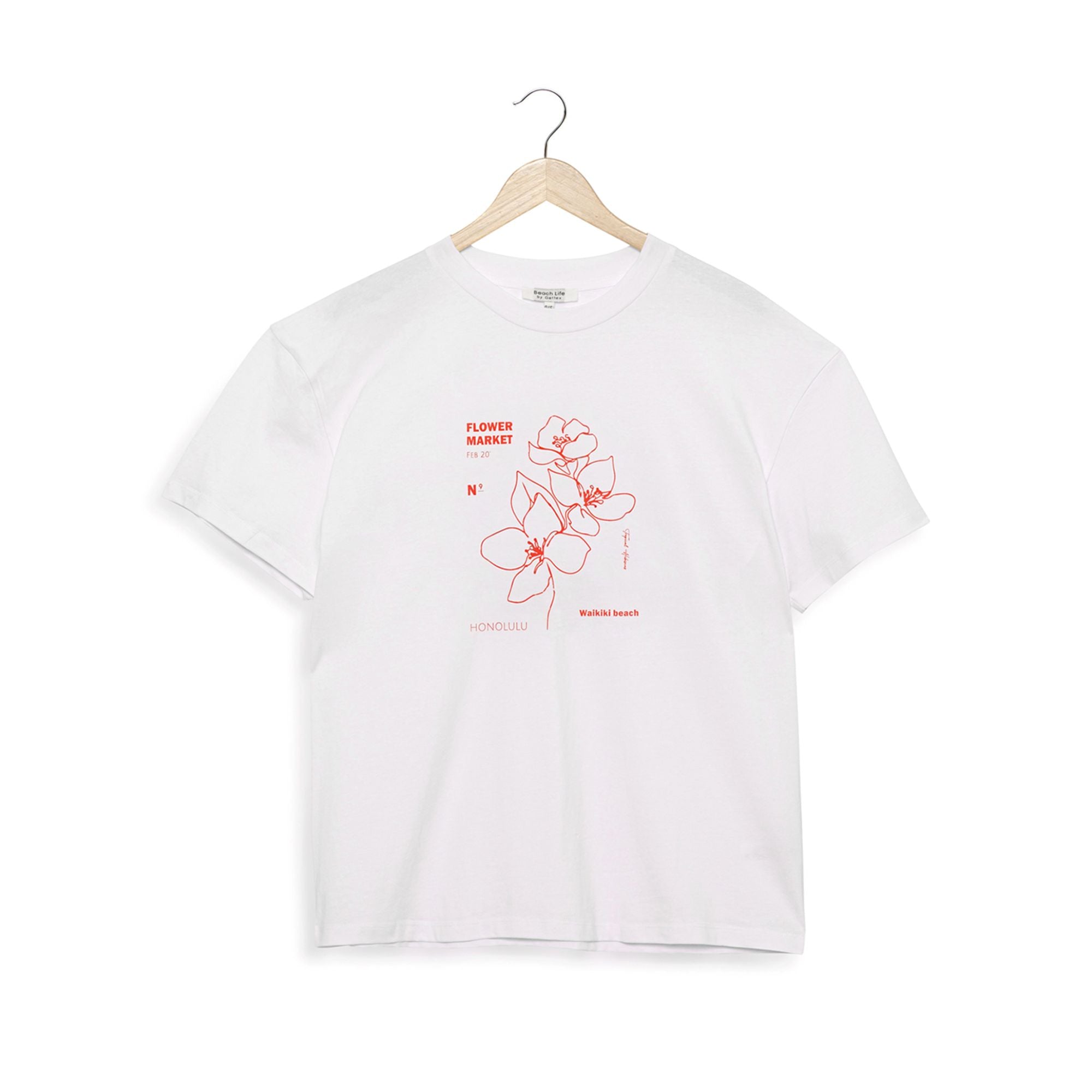 

Футболка с принтом для пляжа Gottex Beach Life, красный