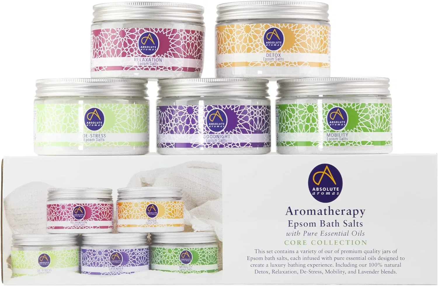 Набор солей для ванн с эфирными маслами Absolute Aromas Absolute Aromas