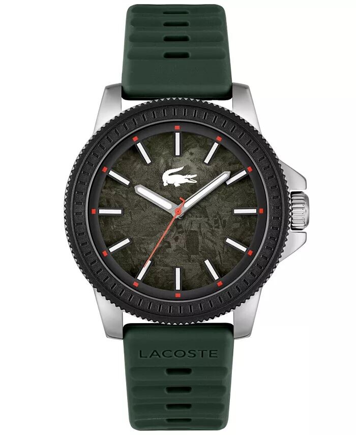 

Мужские часы Highkey Khaki на силиконовом ремешке, 43 мм Lacoste, бежевый