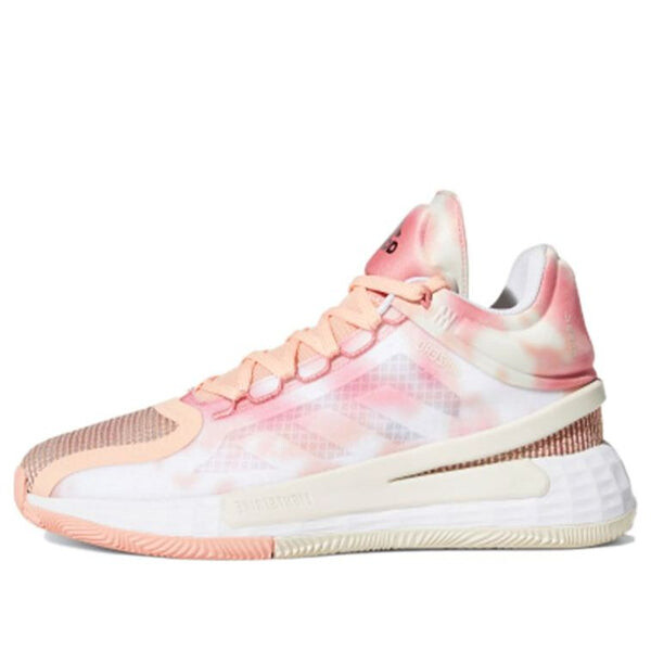 

Кроссовки d rose 11 'glow pink' Adidas, белый