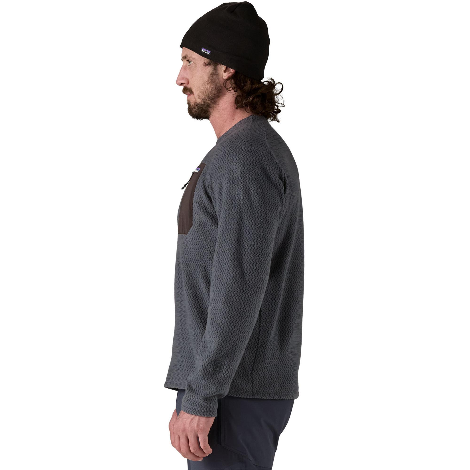 Мужская флисовая куртка R1 Air Fleece с круглым вырезом Patagonia, Smolder Blue — фото 2