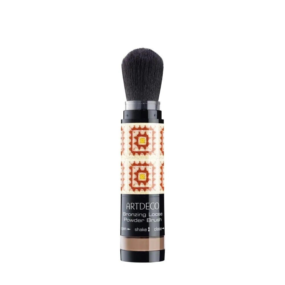 Бронзирующая рассыпчатая пудра с кистью «Bronzing Loose Powder Brush» от ARTDECO Artdeco