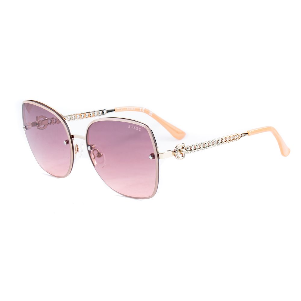 

Солнцезащитные очки из золотистого металла Guess