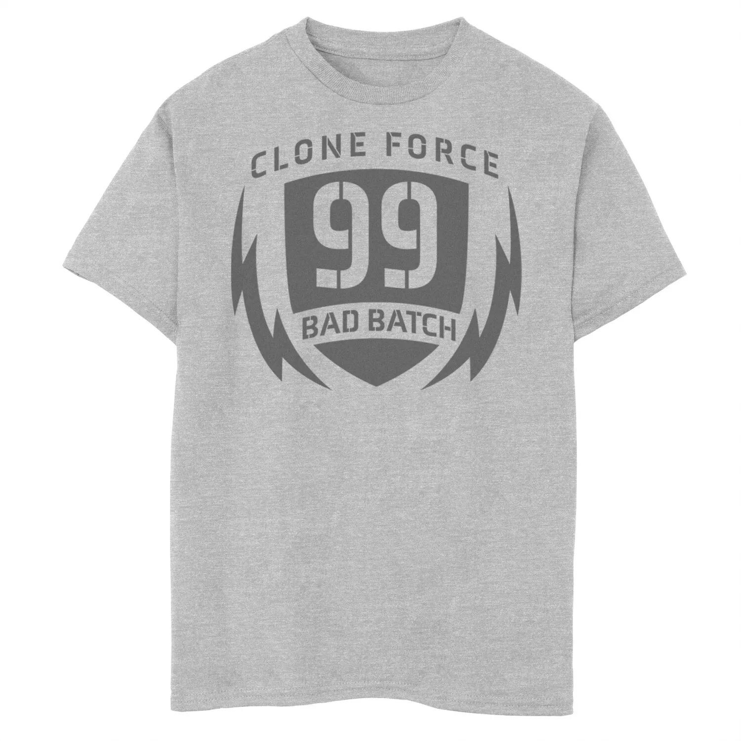

Футболка с изображением герба и герба для мальчиков 8–20 лет Star Wars The Bad Batch Clone Force 99 Star Wars