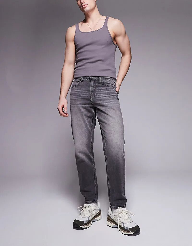 

Зауженные джинсы серого цвета - GREY ASOS DESIGN