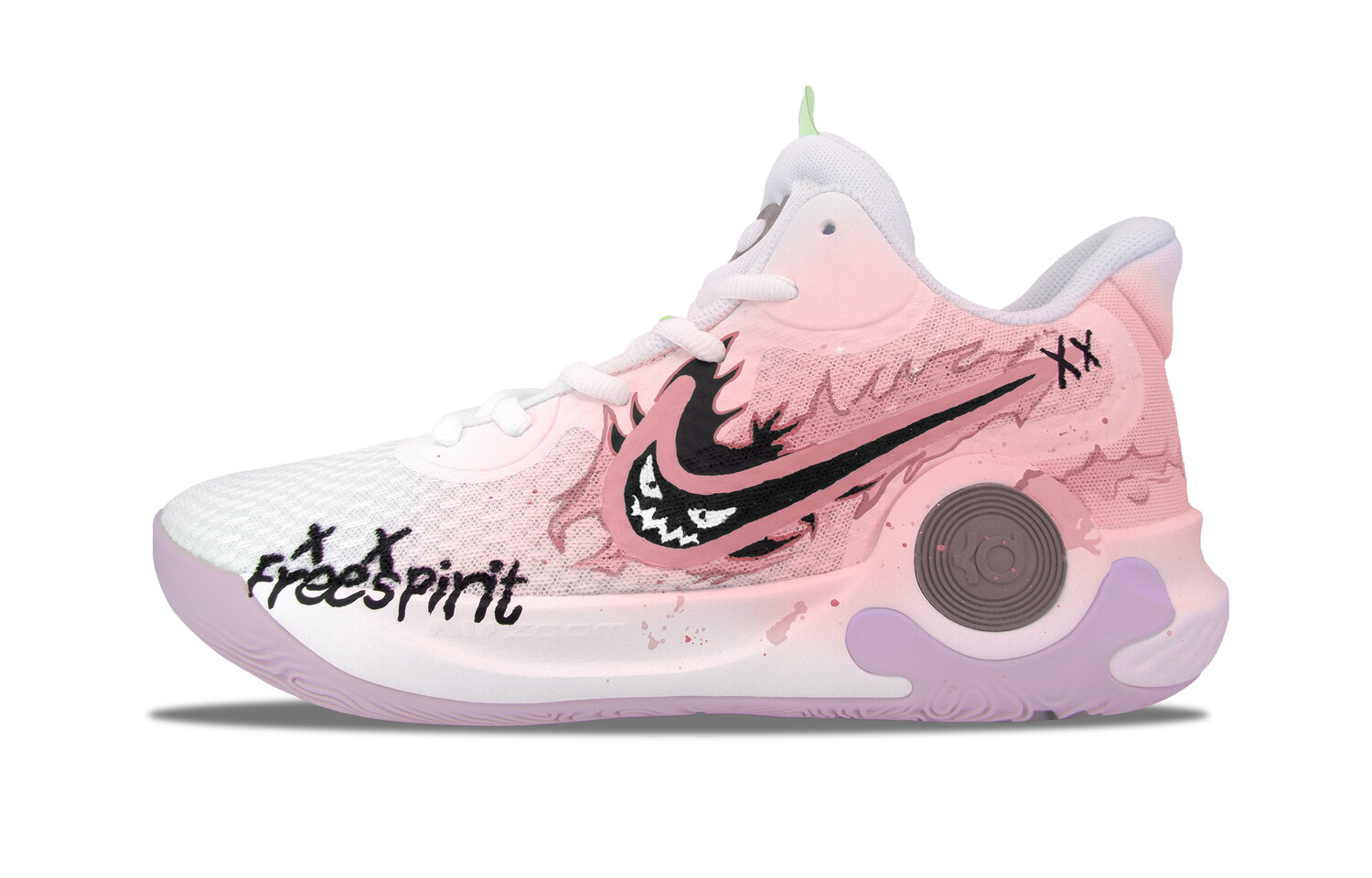 

Кроссовки Nike KD Trey 5 IX Vintage Basketball Shoes Men Mid-top Pink, розовый
