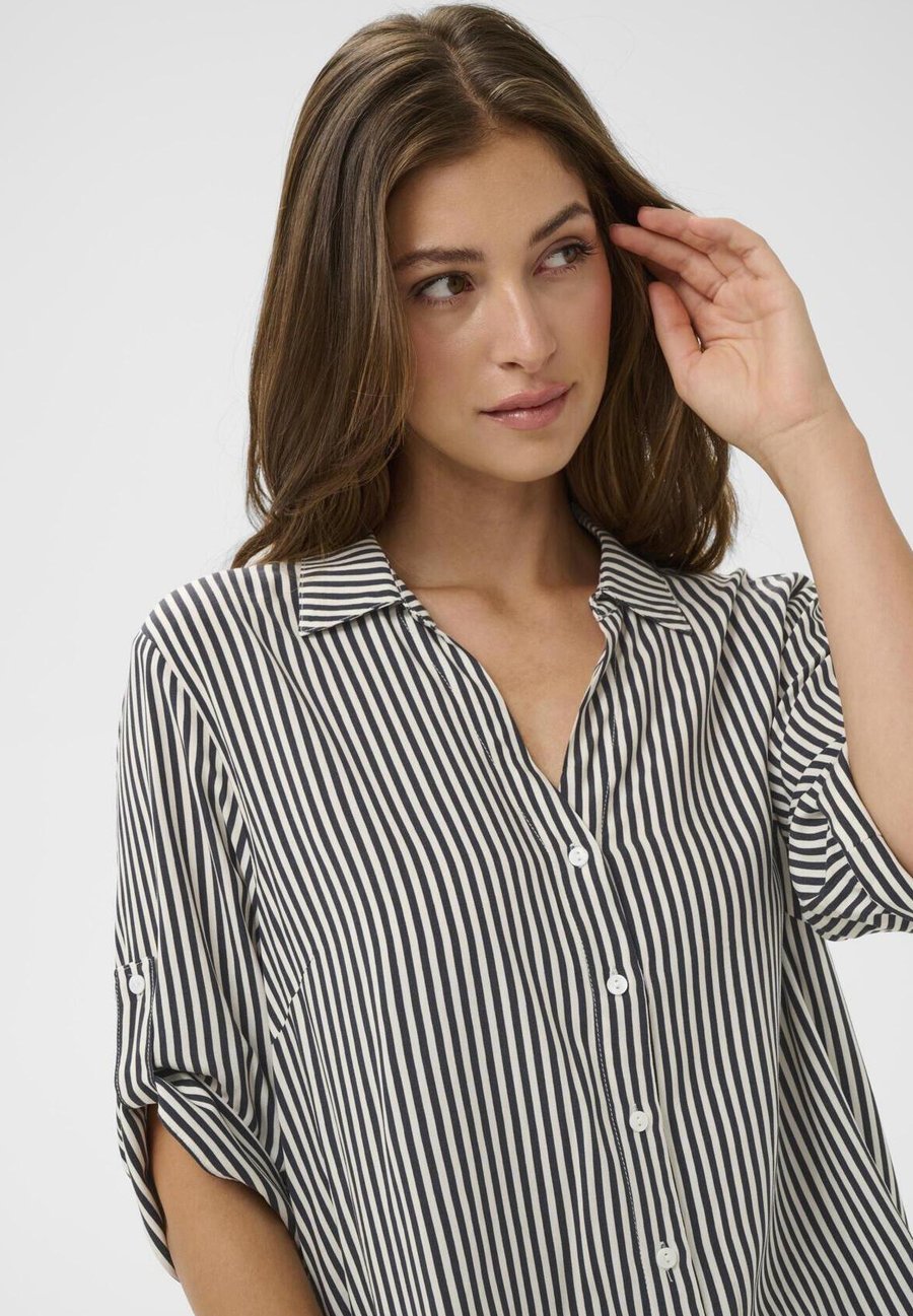 

Блуза Love Copenhagen LUDA SHORT SLEEVE FOLD UP , Ombre Blue Eggnog Stripe/Dark Blue