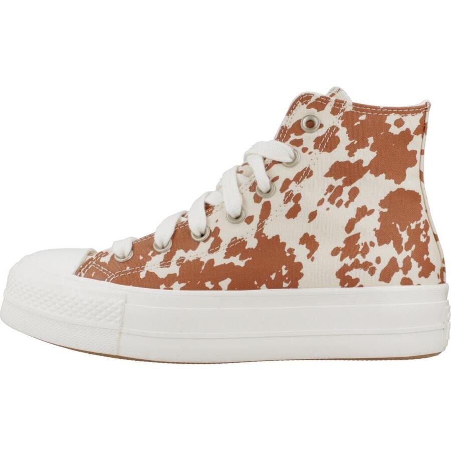 Кеды Converse модели Chuck Taylor All Star Lift Platform с анималистичным принтом. — фото 2