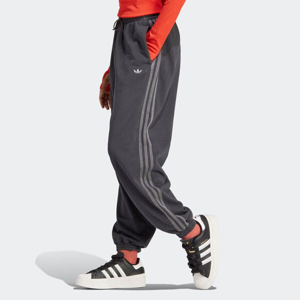 Брюки оригинальные джоггеры Adidas, серый — фото 4