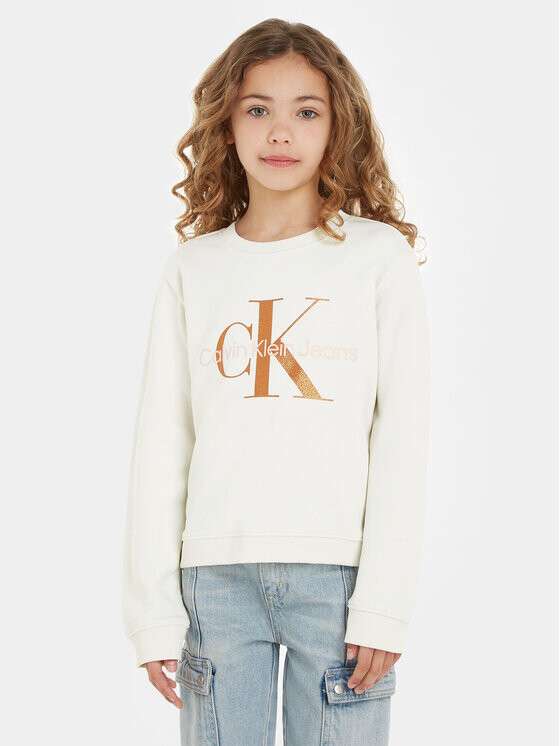 

Толстовка обычного кроя Calvin Klein, экрю