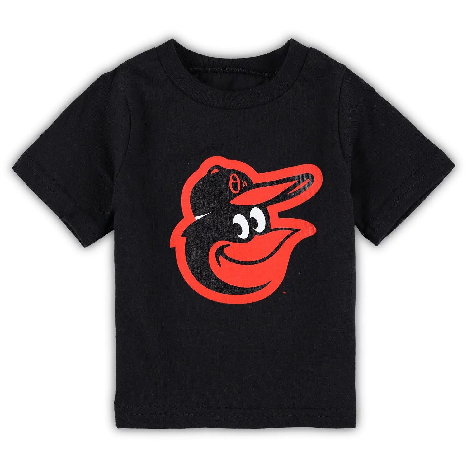 Черная футболка с основным логотипом команды Baltimore Orioles Team Crew для малышей Outerstuff