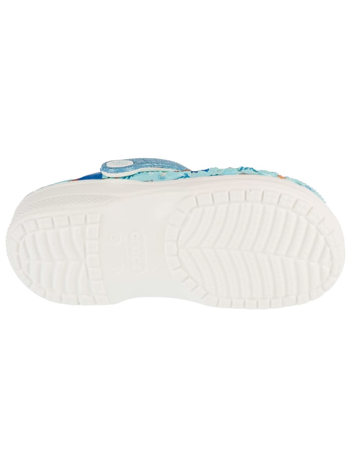 Детские сабо Crocs Frozen Baya синего цвета — фото 4